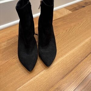 Sam Edelman black suede booties